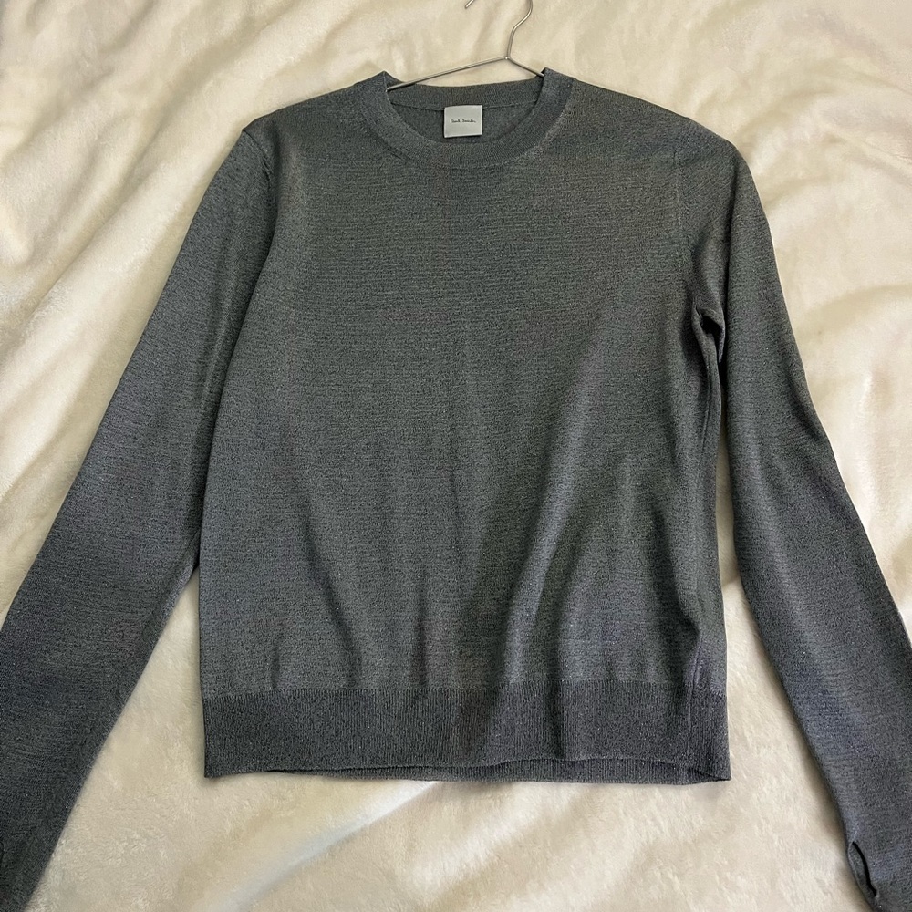 Paul smith silver sweater top